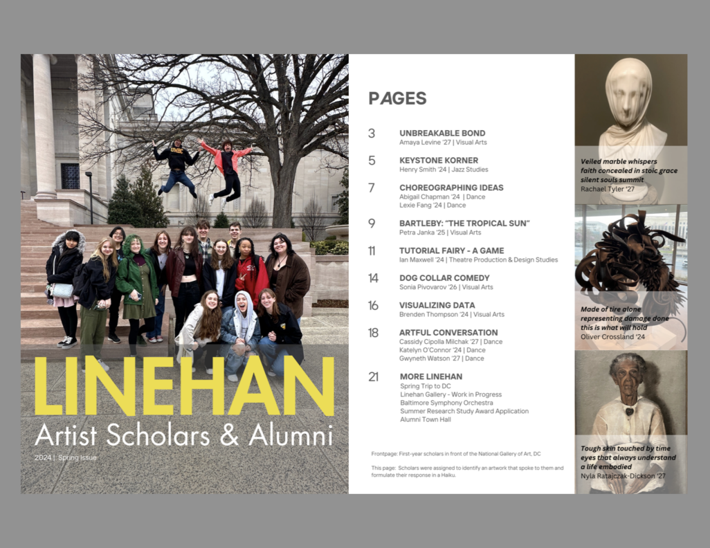 Linehan Artist Scholars & Alumni Newsletter